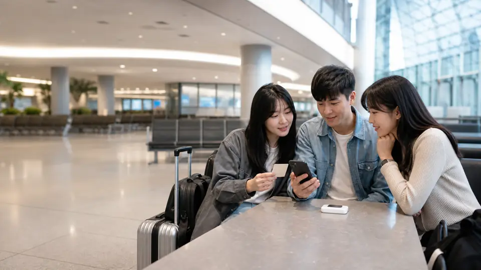 韓國 eSIM、實體 SIM、Wi‑Fi 分享器怎麼選?別讓同行方式替你決定縮圖