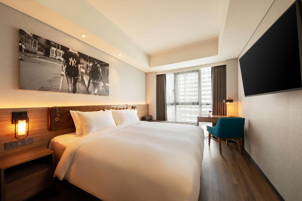 Mercure Ambassador Seoul Hongdae 客房床鋪內部