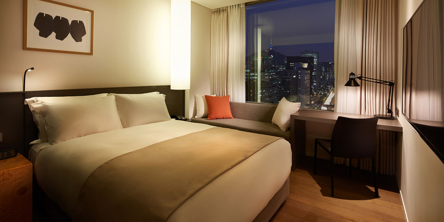 Shilla Stay Seodaemun 豪華客房夜景