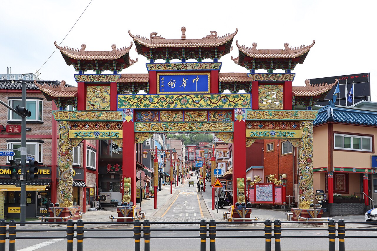 仁川中華街城市景觀